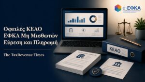 Οφειλές ΚΕΑΟ από ΕΦΚΑ Μη Μισθωτών με οδηγό για εύρεση ενεργών οφειλών, Ταυτότητας Οφειλέτη και πληρωμή.