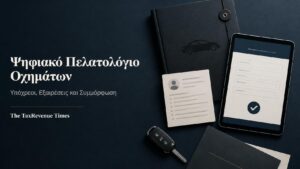 Ψηφιακή καταχώριση πελάτη και οχήματος για επιχειρήσεις που υπάγονται στο Ψηφιακό Πελατολόγιο Οχημάτων.