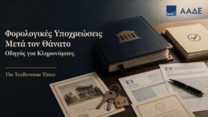 Φορολογικές υποχρεώσεις μετά τον θάνατο φορολογουμένου και διαδικασίες για κληρονόμους σχετικά με οφειλές, Ε1, Ε9 και κληρονομικά θέματα.