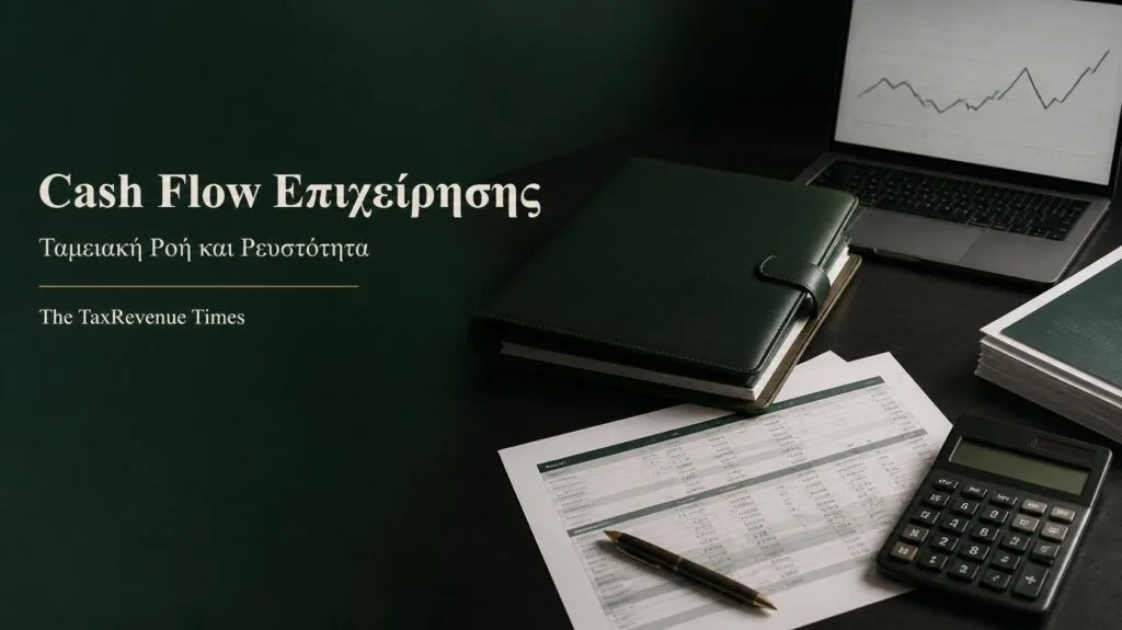 Κατάσταση ταμειακών ροών, ημερολόγιο πληρωμών και διάγραμμα ρευστότητας για την οικονομική διαχείριση επιχείρησης.