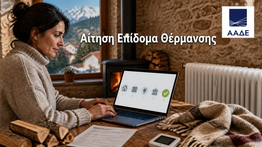 αίτηση για το Επίδομα Θέρμανσης μέσω της εφαρμογής myΘέρμανση