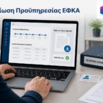 Μισθωτός εκδίδει ηλεκτρονικά βεβαίωση προϋπηρεσίας μέσω της υπηρεσίας e-ΕΦΚΑ.