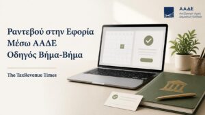 Ραντεβού στην εφορία μέσω ΑΑΔΕ με ηλεκτρονική επιλογή ημερομηνίας και οριστικοποίηση της κράτησης.