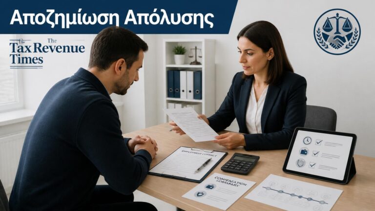 Εργαζόμενος ενημερώνεται για αποζημίωση απόλυσης, προειδοποίηση και εργασιακά δικαιώματα.