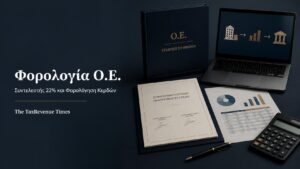 Εταιρικό συμφωνητικό, φορολογικός φάκελος και υπολογισμός της φορολογίας κερδών Ομόρρυθμης Εταιρείας.