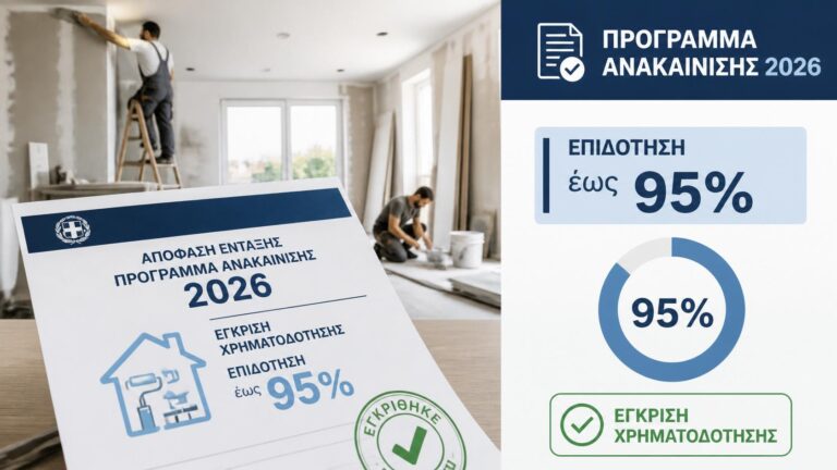 Κατοικία υπό ανακαίνιση με επίσημη απόφαση επιχορήγησης έως 95%.