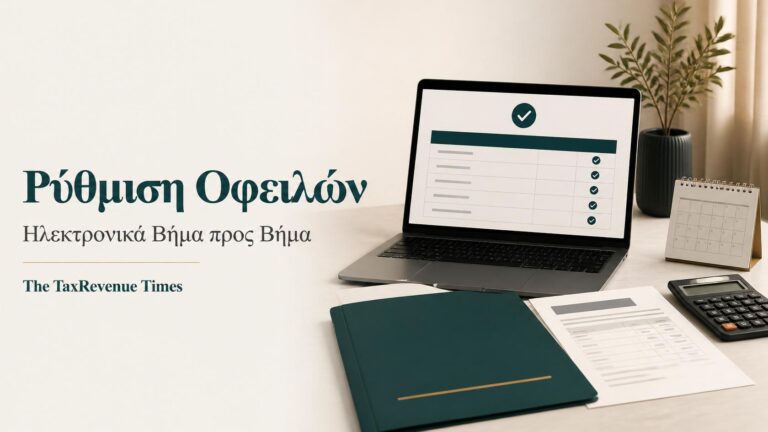 Φάκελος φορολογικών οφειλών, πρόγραμμα δόσεων και ηλεκτρονική διαδικασία ρύθμισης οφειλών στην εφορία.
