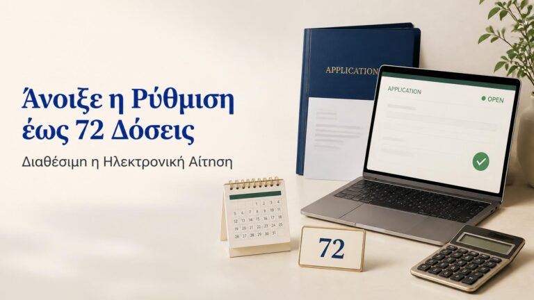 Άνοιγμα ηλεκτρονικής αίτησης για ρύθμιση οφειλών ΚΕΑΟ έως 72 μηνιαίες δόσεις.