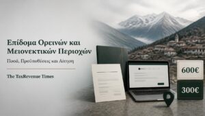 Επίδομα ορεινών και μειονεκτικών περιοχών ύψους 600 ή 300 ευρώ, με τις προϋποθέσεις εισοδήματος, κατοικίας και τη διαδικασία αίτησης.