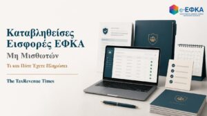 Καταβληθείσες εισφορές ΕΦΚΑ μη μισθωτών με οδηγό ελέγχου ποσών και ημερομηνιών πληρωμής.