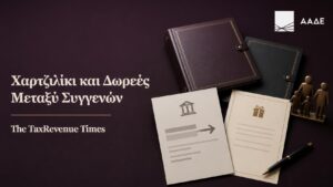 ΑΑΔΕ και φορολογική μεταχείριση για χαρτζιλίκι και δωρεές χρημάτων μεταξύ συγγενών.