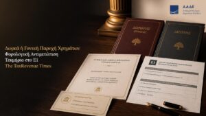 Δωρεά ή γονική παροχή χρημάτων με φορολογική αντιμετώπιση, τεκμήριο στο Ε1 και διάκριση από τον φόρο δωρεάς.