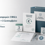 Επιστροφή αχρεωστήτως καταβληθεισών εισφορών e-ΕΦΚΑ σε μη μισθωτούς, με αναφορά στην πίστωση της 3ης Σεπτεμβρίου 2026.