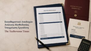 Εκκαθαριστικό σημείωμα αποδοχών με ανάλυση μισθοδοσίας, απόδειξη πληρωμής και υποχρέωση χορήγησης από τον εργοδότη.