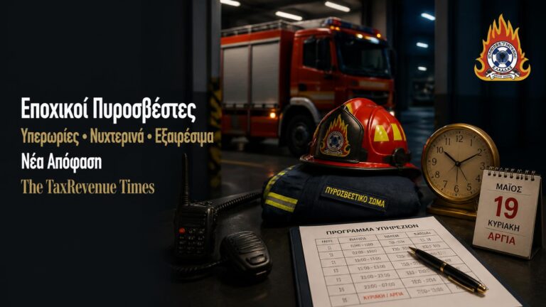 Εποχικοί πυροσβέστες με επιπλέον υπερωρίες, νυχτερινή απασχόληση και εργασία σε Κυριακές και εξαιρέσιμες ημέρες.