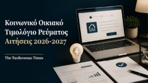 Κοινωνικό Οικιακό Τιμολόγιο Ρεύματος 2026-2027 με άνοιγμα αιτήσεων και θεσμική απεικόνιση ηλεκτρονικής διαδικασίας.