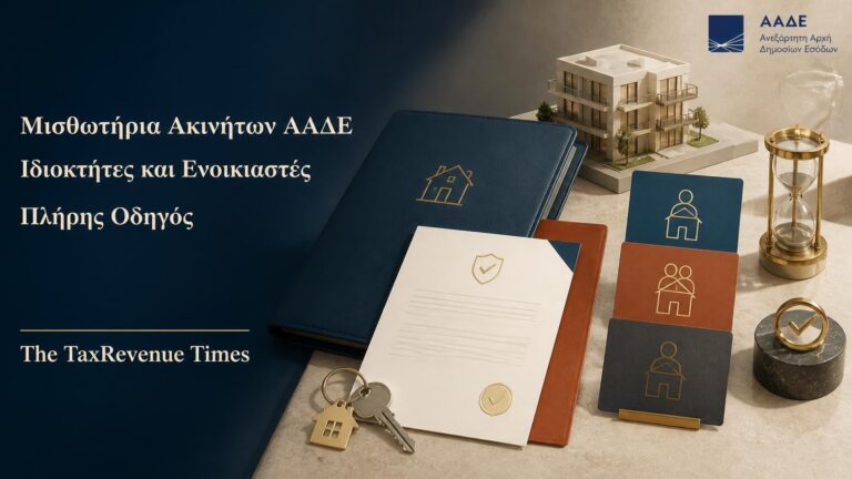 Μισθωτήρια ακινήτων στην ΑΑΔΕ και διαδικασίες για ιδιοκτήτες, συνιδιοκτήτες και ενοικιαστές.