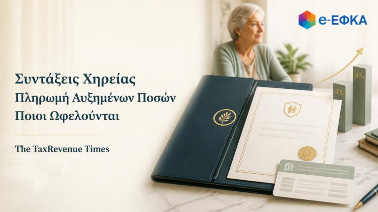 Πληρωμή αυξημένων συντάξεων χηρείας και ενημέρωση για τους δικαιούχους που ωφελούνται από τις αλλαγές.