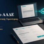 Δήλωση εφαρμογής timologio της ΑΑΔΕ για ηλεκτρονική τιμολόγηση μέσω myDATA και διαδικασία υποβολής βήμα-βήμα.