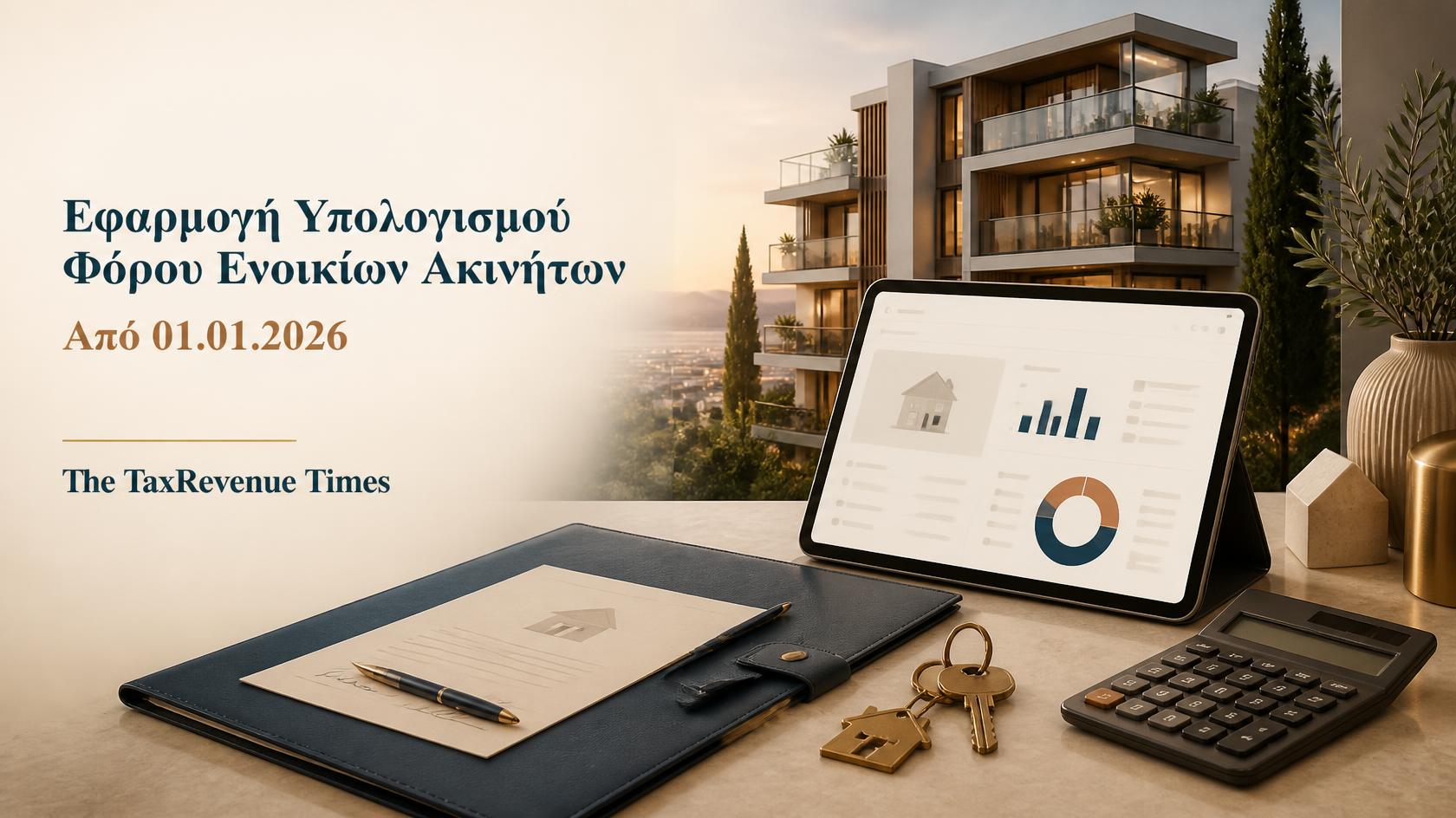Εφαρμογή υπολογισμού φόρου ενοικίων ακινήτων