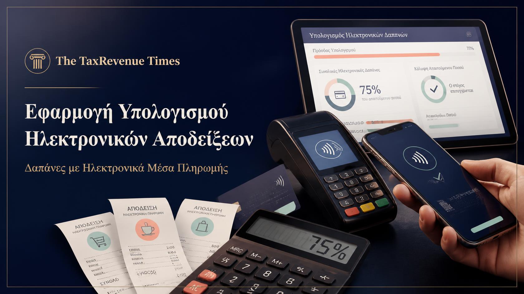 Εφαρμογή υπολογισμού ηλεκτρονικών αποδείξεων