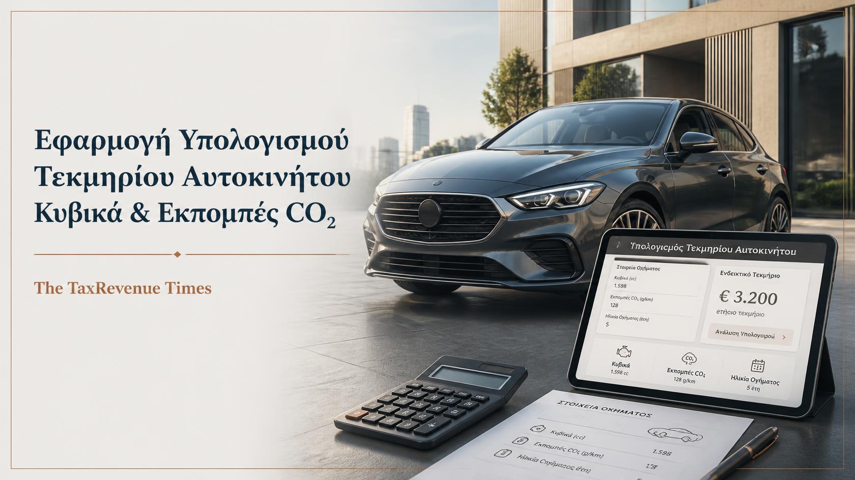 Εφαρμογή υπολογισμού τεκμηρίου αυτοκινήτου