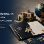 Φόρος μεταβίβασης 15% για αγορά κατοικίας από πολίτες τρίτων χωρών, με αναφορά στις αγορές που αφορά και στις προβλεπόμενες εξαιρέσεις.