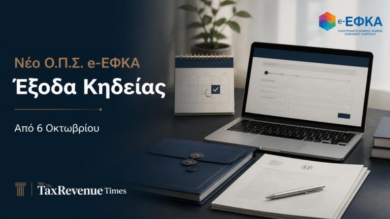 Νέο Ο.Π.Σ. e-ΕΦΚΑ για την ηλεκτρονική υπηρεσία εξόδων κηδείας, με ψηφιακή αίτηση και διοικητικά δικαιολογητικά.