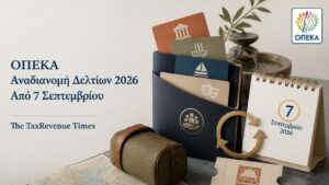 ΟΠΕΚΑ αναδιανομή δελτίων κοινωνικού, ιαματικού και εκδρομικού τουρισμού και εισιτηρίων θεάτρου από 7 Σεπτεμβρίου 2026.