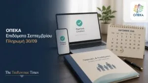 Πληρωμές επιδομάτων ΟΠΕΚΑ Σεπτεμβρίου 2026 με τραπεζική πίστωση σε δικαιούχους και ημερομηνία πληρωμής 30 Σεπτεμβρίου.