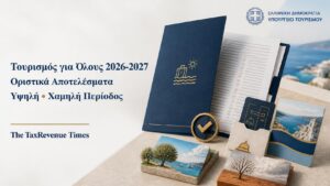 Τουρισμός για Όλους 2026-2027 και οριστικά αποτελέσματα κλήρωσης για δικαιούχους υψηλής και χαμηλής περιόδου.