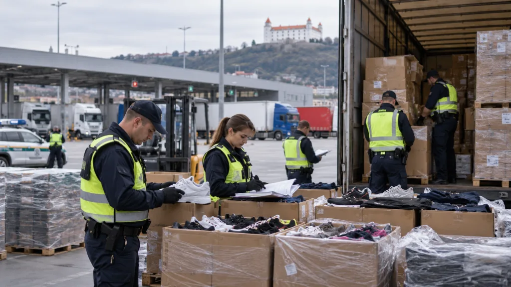Τελωνειακός έλεγχος φορτίου στη Σλοβακία στο πλαίσιο έρευνας για απάτη με δασμούς και ΦΠΑ