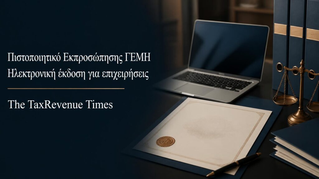 Πιστοποιητικό Εκπροσώπησης ΓΕΜΗ – ηλεκτρονική έκδοση για επιχειρήσεις