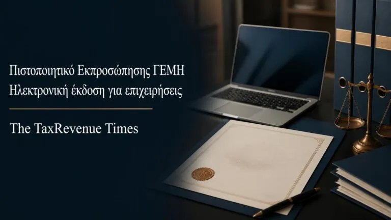 Πιστοποιητικό Εκπροσώπησης ΓΕΜΗ – ηλεκτρονική έκδοση για επιχειρήσεις