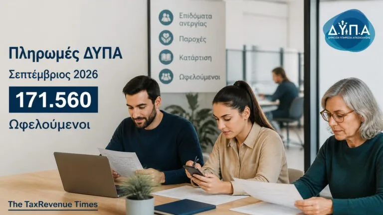 Πληρωμές Σεπτεμβρίου ΔΥΠΑ με ωφελούμενους επιδομάτων ανεργίας και παροχές για μητρότητα, κατάρτιση και προγράμματα απασχόλησης.