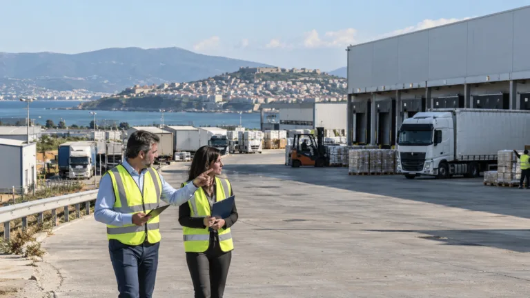 Αυτοψία σε βιοτεχνικό και logistics χώρο στην Καβάλα για τη σχεδιαζόμενη μετεγκατάσταση του Τελωνείου Καβάλας.
